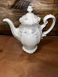 VTG Johann Haviland 9 Piece Blue Garland Teapot+Tea for 2 Set Platinum Bavaria | eBay