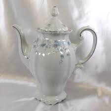 Johann Haviland Coffee Pot in Blue Garland-damaged # 25306 - Etsy Australia
