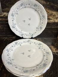 3 Johann Haviland Bavaria Germany Blue Garland Dinner Plates 10" | eBay