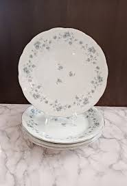 Vintage Johann Haviland Blue Garland Dinner Plates - Bavaria Germany (set of 4) - Etsy Denmark