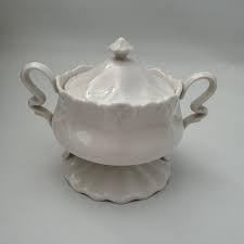 White Ceramic Sugerer New - Etsy