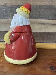 World Market Santa Claus and Gingerbread Man Cookie Jar 12 ...