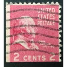 US Stamp #806b used: 1938 Presidentials Series, 2c John ...