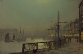 ship, John Atkinson Grimshaw, painting, ports, classic art, HD Wallpaper | Rare Gallery