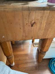 Can this butcher block be saved : r/woodworking
