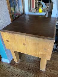 Restoring a Vintage Boos Butcher Block Table from 1951