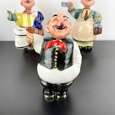 Vintage Italian Ceramic Waiter Decanter: Mid-century Novelty Barware - Etsy