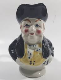 Vintage J Bull Toby Style Face Head Hand Painted Ceramic Pottery Figur – Treasure Valley Antiques & Collectibles