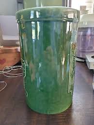 Ambiance Green Ceramic Wine/Champage Cooler NIB | eBay