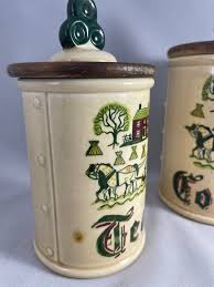Metlox Provincial Homestead Coffee and Tea Canisters - Etsy
