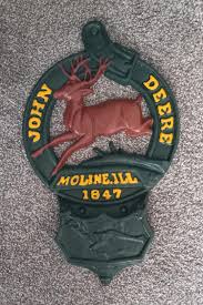 John Deere Letter Holder Cast Iron Man Cave Home Decor ...