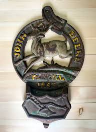 Vintage Original JOHN DEERE MOLINE ILL 1847 Cast Iron Wall ...