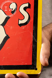 Vintage Y-B Cigars Tin Litho Advertising Sign – Industrial ...