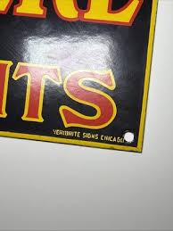 VTG JOHN DEERE PORCELAIN SIGN OLD FARM TRACTOR IMPLEMENTS ...