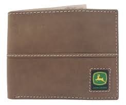 John Deere Logo Bi-Fold Wallet – Buckle and Hide Leather LLC