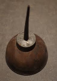 Vintage Thumb Pump Oiler Oil Can - tinned ? steel - 6 1/4 ...