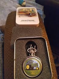 VTG JOHN DEERE EXCLUSIVE EDITION TRACTOR POCKET WATCH.NOS | eBay