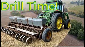 My FIRST Time Drilling Cover Crops (John Deere Van Brunt ...