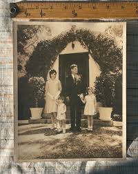 1963 John F Kennedy Easter Picture with Family Free Shipping ...