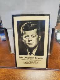 President John F. Kennedy funeral prayer mass card 1963 JFK | eBay