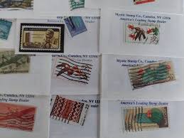 Instant Vintage Stamp Collection, 25 Piece Collectible Lot ...