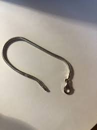 Sterling Silver Bracelet Famous Maker Charm Bracelet 7 1/2 ...