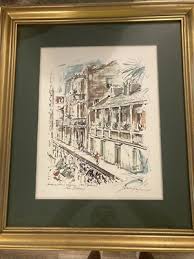 Vintage John Haymson Framed Print Pair | eBay