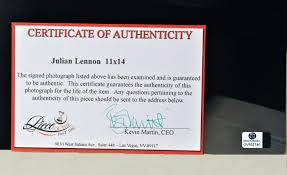 Julian Lennon Signed Photo – John Lennon, Yoko Ono 11"x14" W ...