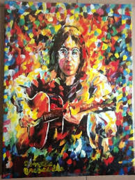 John Lennon Painting by Bruscella Donato | Saatchi Art Brazil