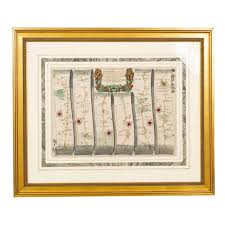 Road Maps of England by John Ogilby - A Pair | Chairish