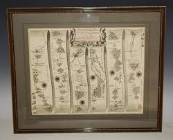 The Continuation of the Road from Chester to Cardiff. Original Engraved Antique Map. Plate 2nd. Commencing at Llanbeder-Vunneth & Extending to Cardiff. Containing 74 miles, 4 furlongs viz. From Llanbeder-Vunneth to Llanbeder-Vaur