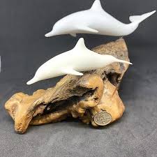 John Perry Dolphins Mother & Baby Sculpture Pellucida on ...