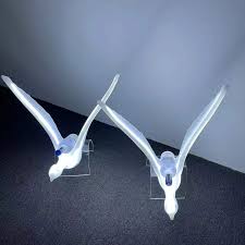 Customized Logo Acrylic Lighted Display - RGB LED Wine Holder