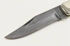 Sold at Auction: Parker-Edwards Damascus Folding Knife w Box