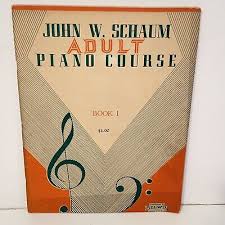 Vintage 1946 John W Schaum Adult Piano Course Book 1 Music Instruction Book | eBay