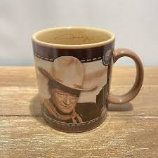 John Wayne Coffee Mug Cup Cowboy Take'er Easy There Pilgrim The Duke Ceramic EUC | eBay