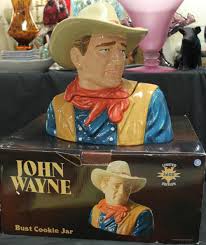 Sold at Auction: Vandor John Wayne Bust Bisque Ceramic ...