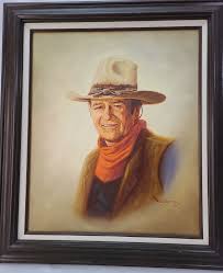 John Wayne JW The Duke Portrait by Lee Young | eBay