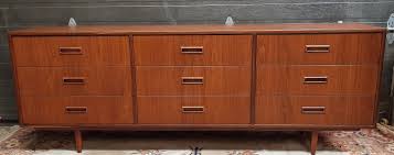 REFINISHED MCM Teak Dresser, Wardrobe, Queen Bed w floating ...