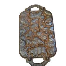 Vintage | Kitchen | John Wright Cast Iron Wild Animal Puzzle Candy Mold Baking Pan Vintage 984 Rust | Poshmark