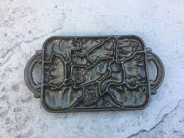 VTG 1984 John Wright Cast Iron Animal Puzzle Mold Cookie Pan Gourmet Classic | eBay