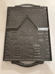 Victorian John Wright Cast Iron Gingerbread House 2 Sided ...