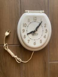 Johnny Toilet Seat Clock Herolds Products Chicago, IL Model ...