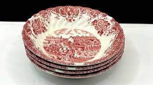 4x Bowls.. Johnson Bros. Stroke on Trent, England, English ...