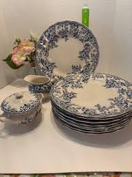 Johnson Bros Devon Cottage Dinner Plates and Lidded Sugar ...