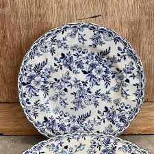 Johnson Brothers Devon Cottage Plates (set of 2): Blue ...