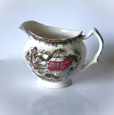 Friendly Village Small Pitcher Creamer Johnson Brothers - Etsy