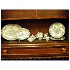 Rare Blue Bristol Crown Ducal Oval Serving Bowl. For Sale at Ruby Lane