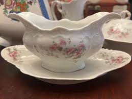 Vintage O&EG Royal Austria Porcelain Gravy Boat Bowl | eBay