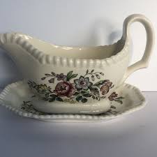 Spode Romney Gravy Boat With Underplate Copeland ...